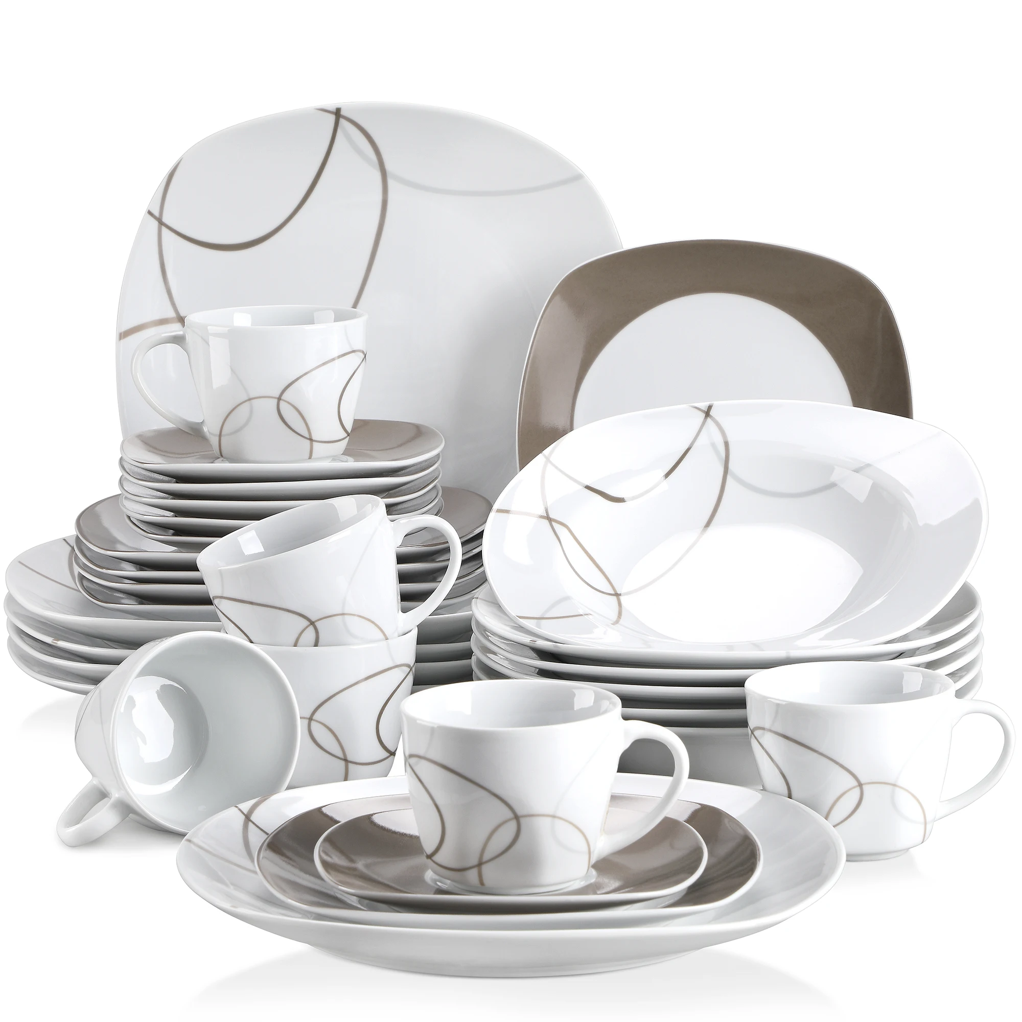 Elegant 30-Piece Dinnerware Set - Image 1