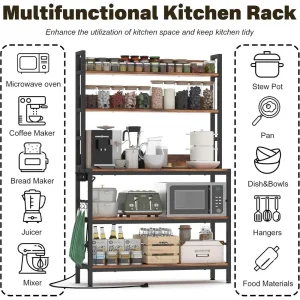 5-Tier Kitchen Storage Rack - Thumbnail Image 3