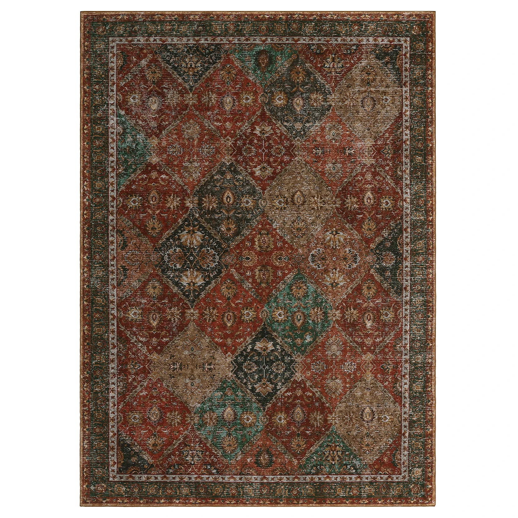 Washable Moroccan Trellis Rug - Image 2