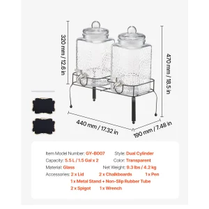 Dual Glass Beverage Dispenser - Thumbnail Image 7