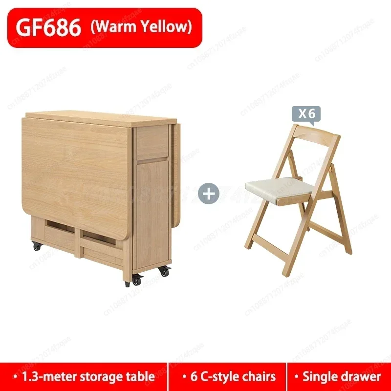 Foldable Space-Saving Dining Table - Image 12