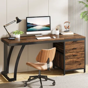 Spacious Reversible Storage Desk