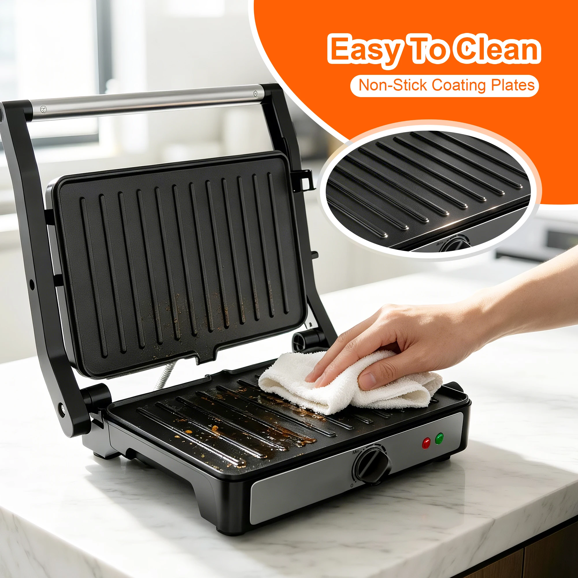 2-Slice Panini Grill Press - Image 5