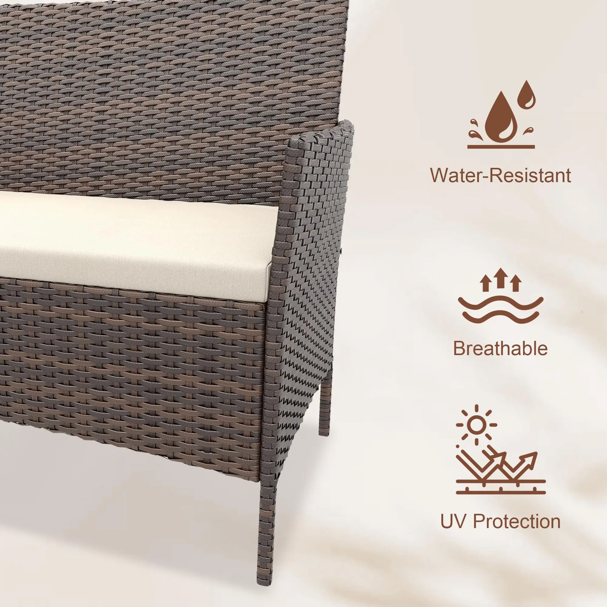 Cozy 4-Piece Patio Set - Image 4