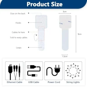 Self-Adhesive Cable Organizer - Thumbnail Image 3