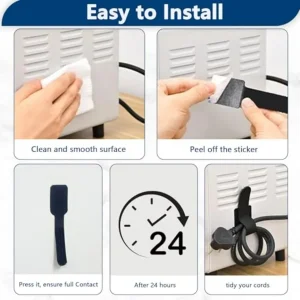 Self-Adhesive Cable Organizer - Thumbnail Image 5