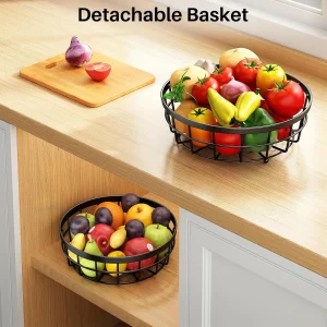 2-Tier Fruit Storage Basket - Thumbnail Image 4