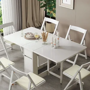 Foldable Space-Saving Dining Table - Thumbnail Image 3