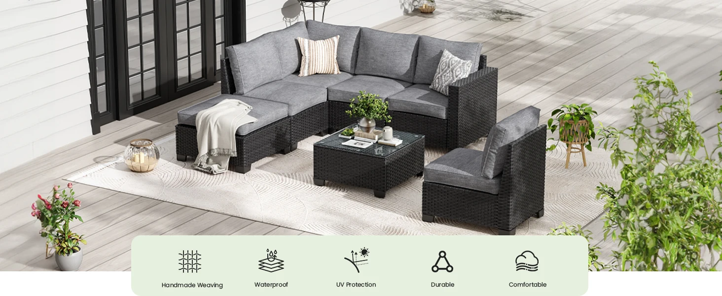 Modular Outdoor Sectional Sofa - Image 4