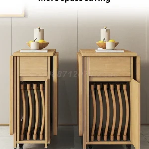 Foldable Space-Saving Dining Table - Thumbnail Image 1