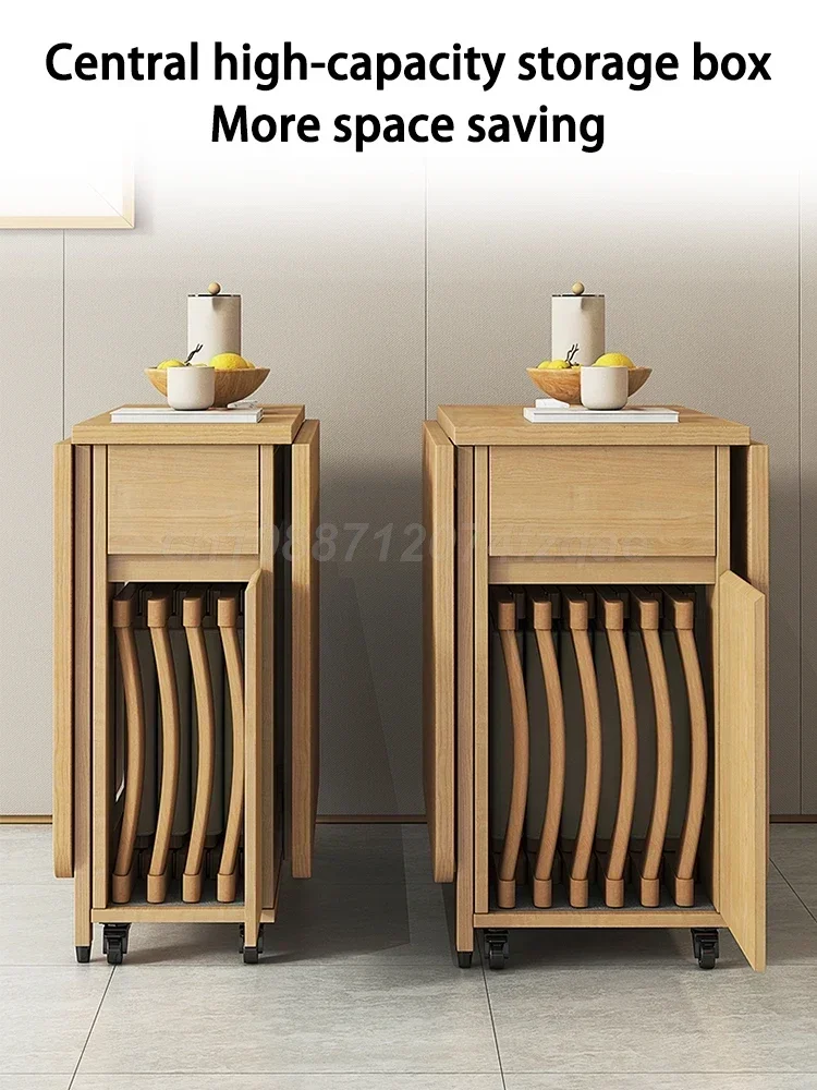 Foldable Space-Saving Dining Table - Image 1