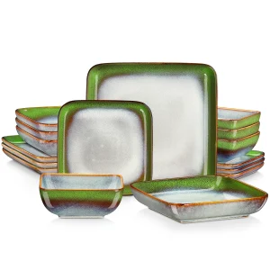 Elegant Green Square Dinnerware - Thumbnail Image 5