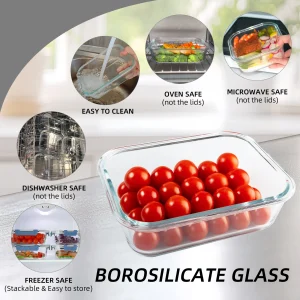 Airtight Glass Storage Set - Thumbnail Image 4