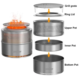 Portable Smokeless Fire Pit - Thumbnail Image 3