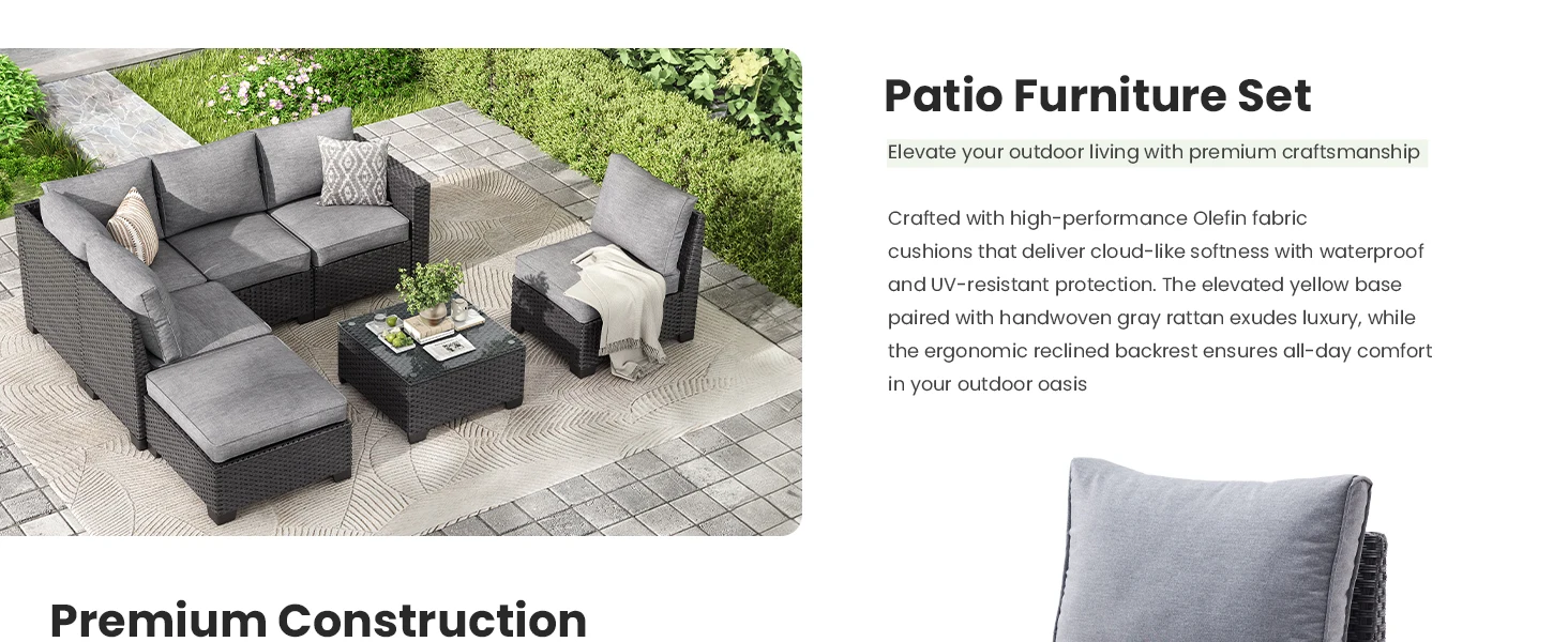 Modular Outdoor Sectional Sofa - Image 5