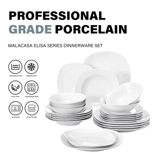 Elegant 24-Piece Dinnerware Set - Thumbnail Image 3