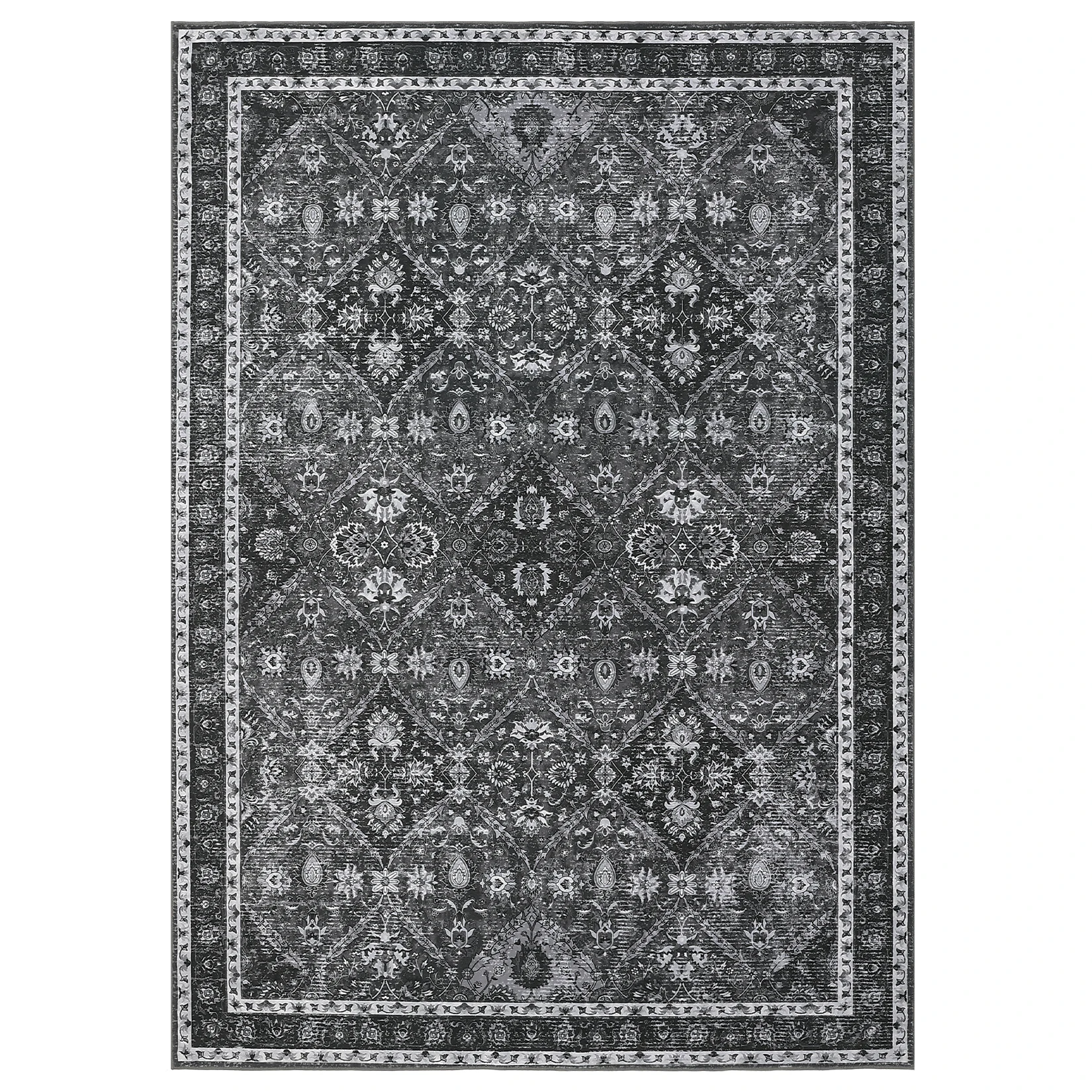 Washable Moroccan Trellis Rug - Image 5