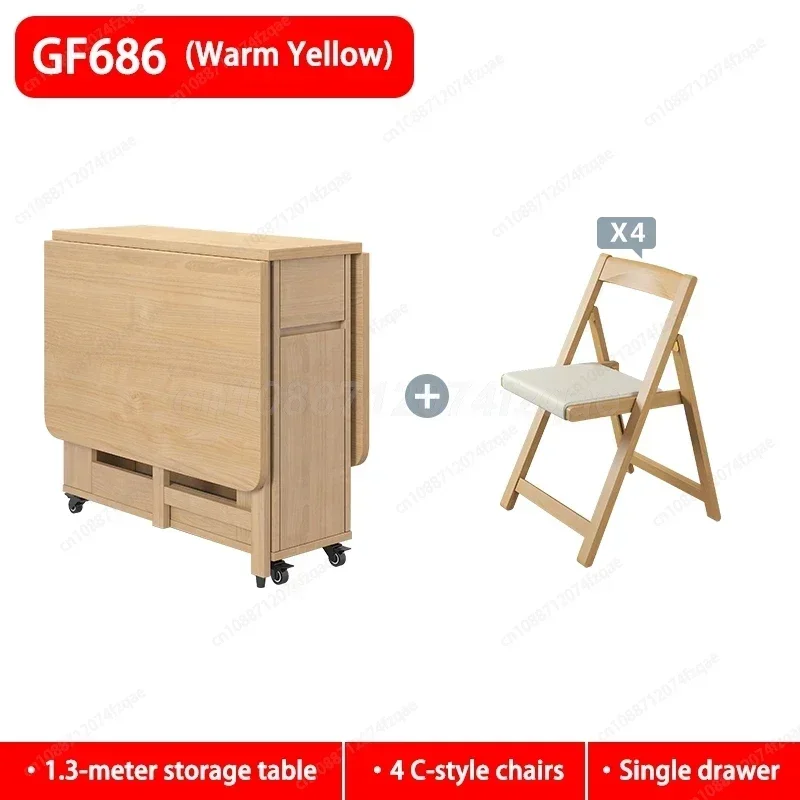 Foldable Space-Saving Dining Table - Image 9