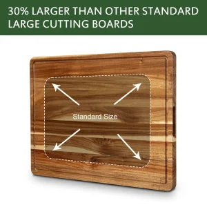 Extra-Large Acacia Cutting Board - Thumbnail Image 4