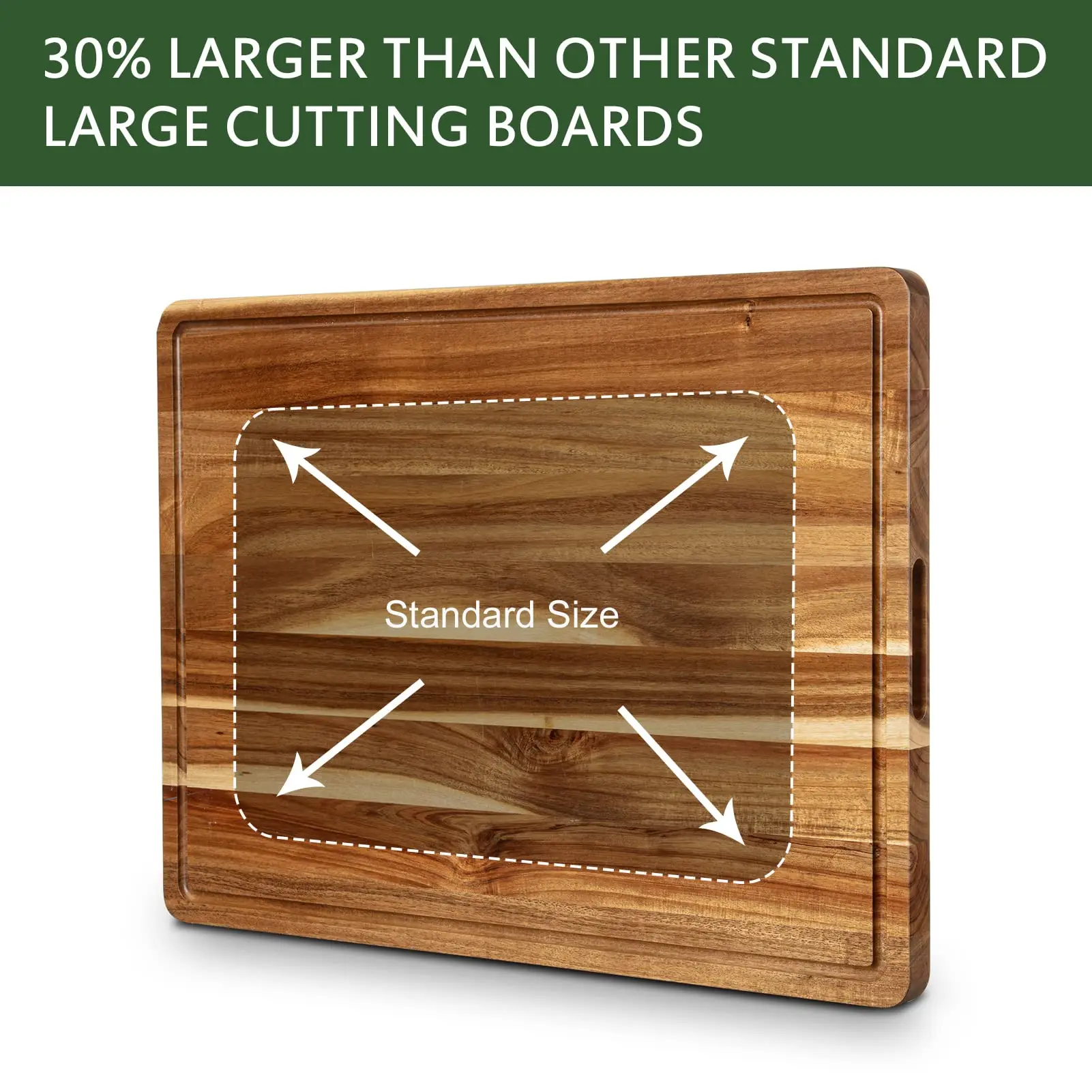 Extra-Large Acacia Cutting Board - Image 4