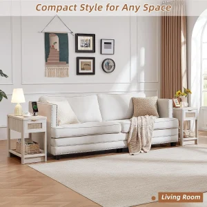 Boho Charging Nightstand Set - Thumbnail Image 2
