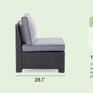 Modular Outdoor Sectional Sofa - Thumbnail Image 12