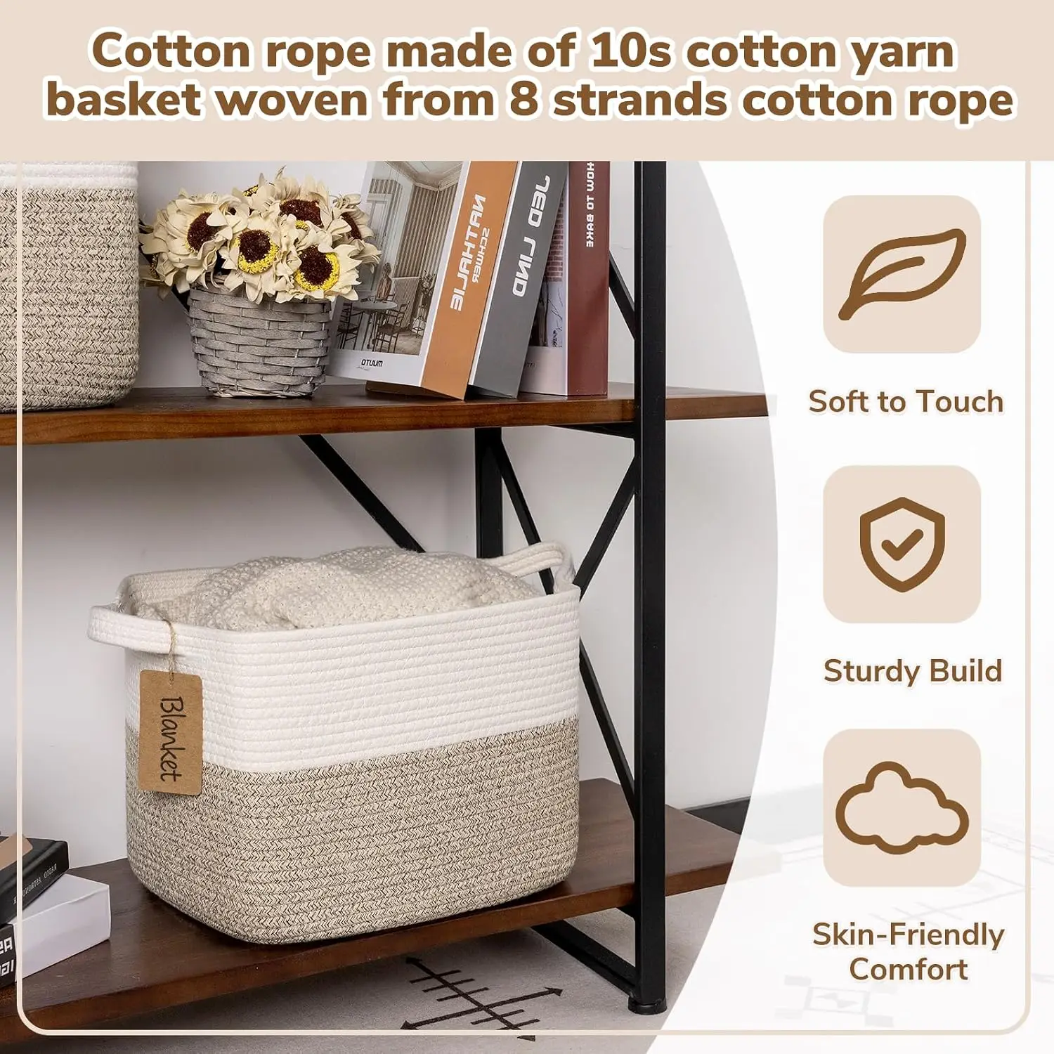 Woven Rope Storage Basket - Image 4
