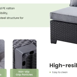 Modular Outdoor Sectional Sofa - Thumbnail Image 6