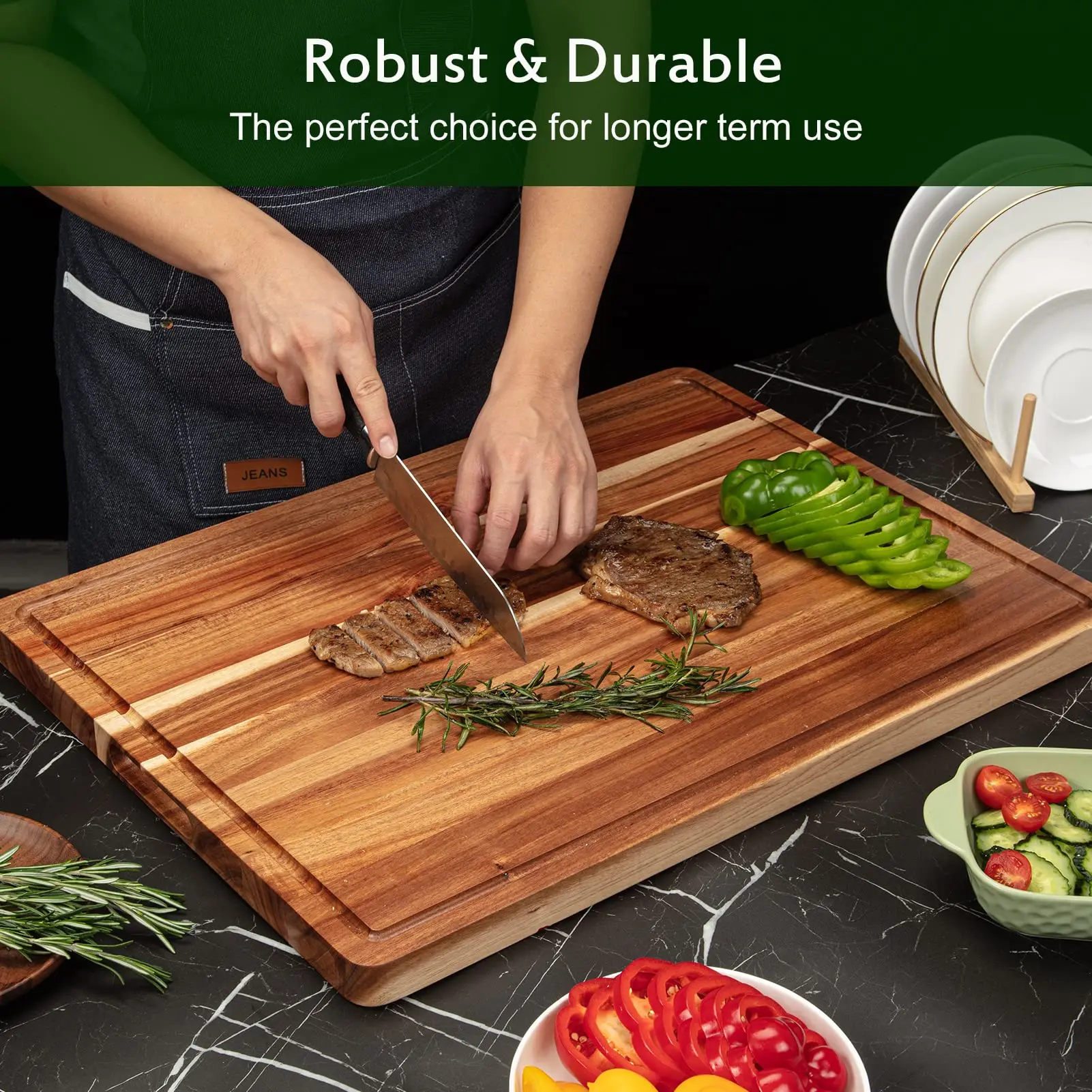 Extra-Large Acacia Cutting Board - Image 1