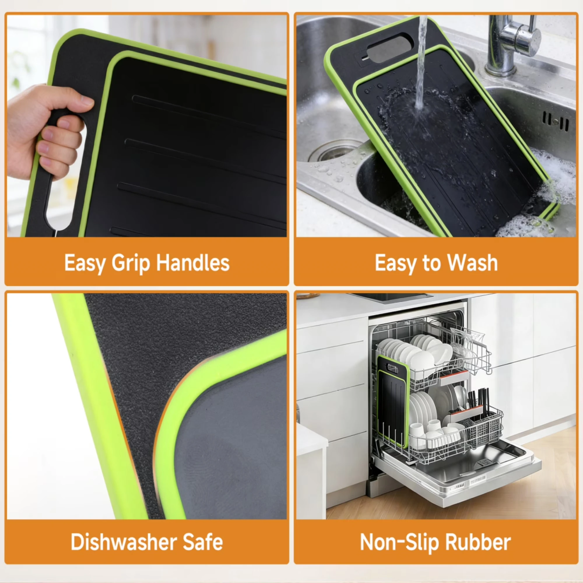 3-in-1 Dual-Sided Cutting Board - Image 3
