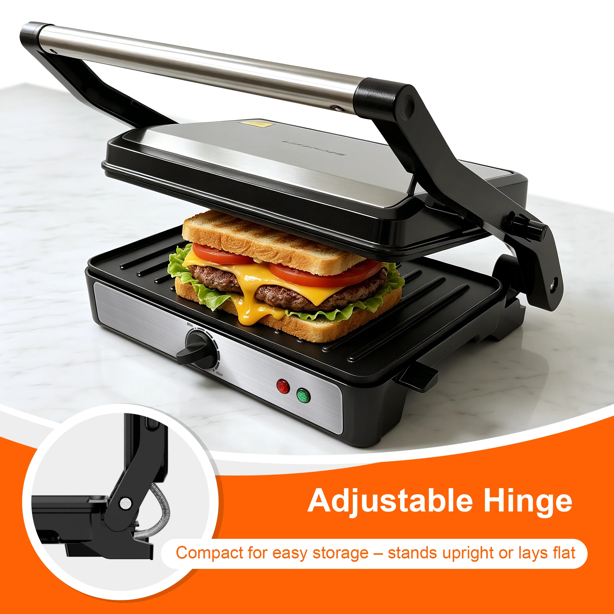 2-Slice Panini Grill Press - Image 4