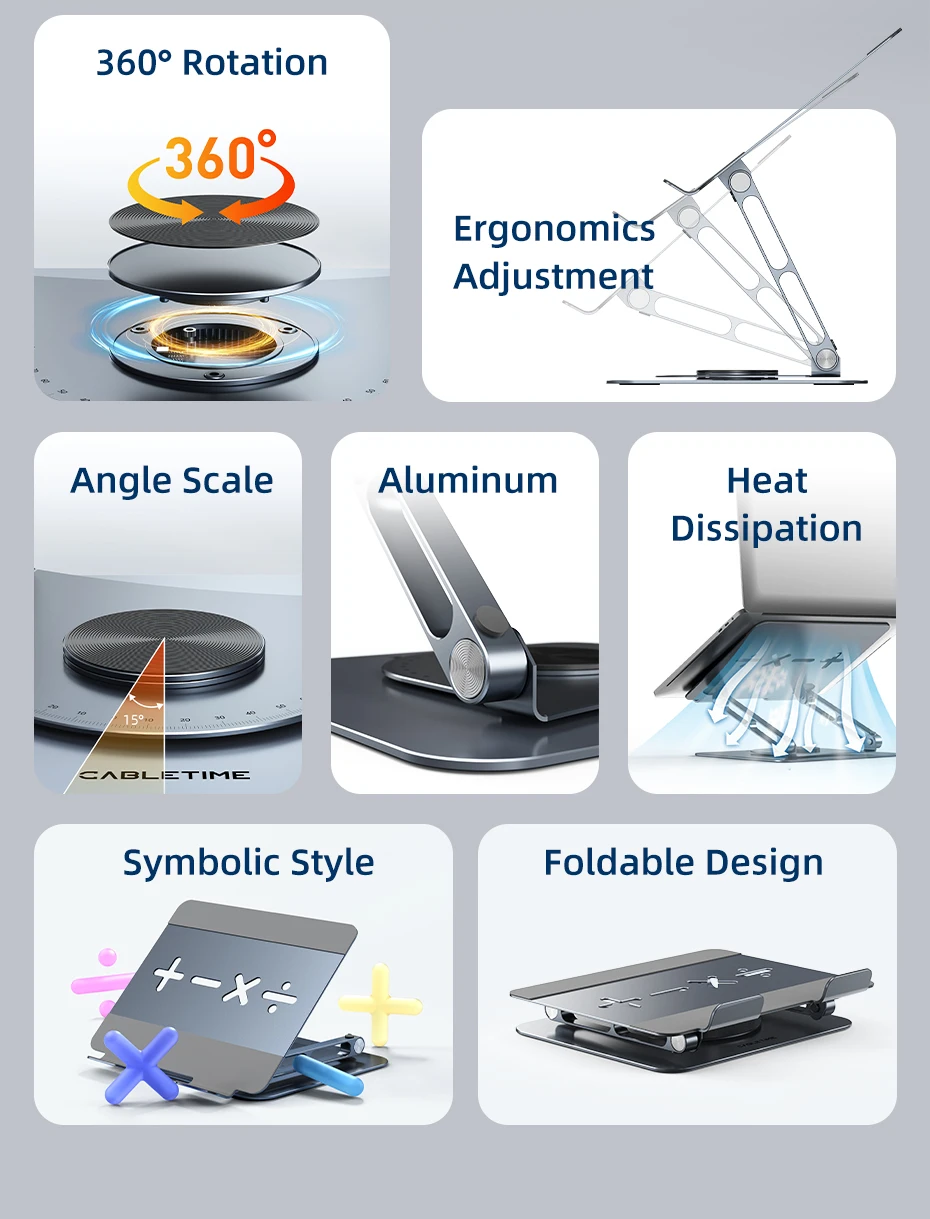 360° Adjustable Laptop Stand - Image 6