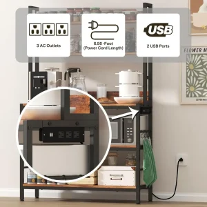 5-Tier Kitchen Storage Rack - Thumbnail Image 4